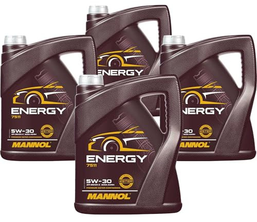 QR-Parts Set 85448598 MN7511-5 20 Liter Original MANNOL Motoröl Energy 5W-30 API SL Engine Oil Öl