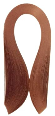 ODETOJOY Lot de 120 bandes de papier pour quilling - Marron châtain - 3 mm - Longueur : 540 mm