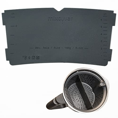 mixcover Diviseur de panier de cuisson pour Thermomix TM6 TM5 TM31 Thermomix, accessoire de cuisson, diviseur de casserole, grattoir à mixer, accessoire TM, flexible