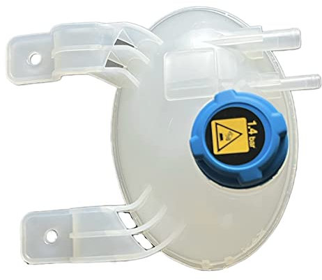 Star 2652 - Vaschetta Serbatoio Acqua Radiatore completa di TAPPO compatibile con FIAT 500L // Rif. Originale: 51881757 *** VERSIONE CON 2 TUBI IN ALTO ***