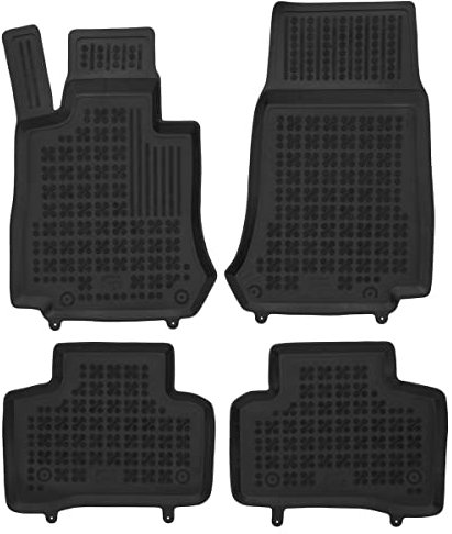 AZUGA Hohe Gummi Fußmatten mit Rand passend für Mercedes EQC (N293) ab 2019-2023 Automatten AZ10300412