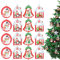 MELLIEX 16 Stücke Weihnachtsbaum Anhänger Holz, 4 Arten Christbaumschmuck Holz Deko zum Aufhängen für Weihnachtsanhänger Baum Geschenkanhänger