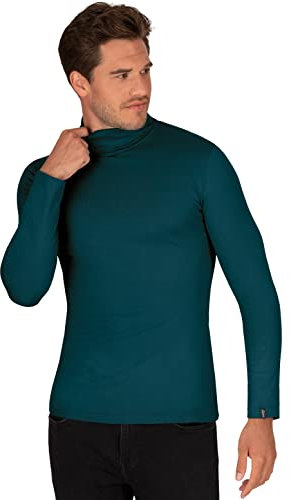 Trigema Herren 602010 Rollkragenshirt, Saphir, L