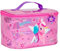 PERLETTI Borsa Termica Porta Pranzo Bambina Unicorno - Lunch Box Contenitore Bimba Rosa Brillantini Materiale Termico - Porta Pranzo Merenda Bambine Scuola Materna Elementare - 15x23x15cm (Unicorno)