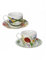 BRANDANI SET 2 TAZZE THE CON PIATTINO FIORI DI CAMPO 52872