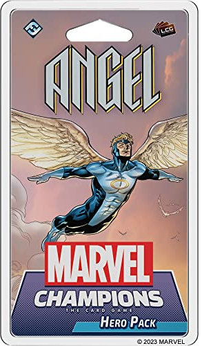 Marvel Champions The Card Game Angel Hero Pack Superhelden Strategiespiel, Kooperatives Spiel für Kinder und Erwachsene, ab 14 Jahren, 1-4 Spieler, 45-90 Minuten Spielzeit, hergestellt von Fantasy