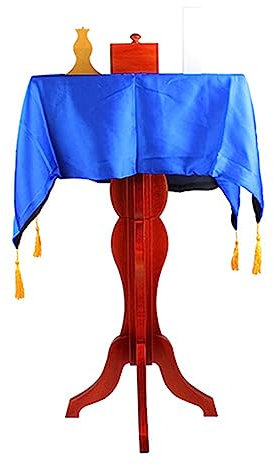 Rebetomo Multifunktionaler schwebender Tisch mit Anti-Schwerkraft-Box, Blumentopf, Kerzenhalter, Zaubertricks, Magier, Bühne, Gimmicks, Illusionen, Fliegen, Zaubertisch