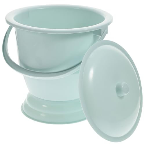 UPKOCH Nachttopf Für Den Haushalt Tragbare Toiletten Mit Deckel Urineimer Aus Kunststoff Töpfchen Urintopf Schlafzimmer Bettpfanne Urinflasche Für Camping Haushalt Erwachsene Schwangere