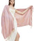 Gragengs Pashmina Écharpe enveloppante avec cachemire ethnique deux tons Jacquard pour femme, Rose cachemire, taille unique