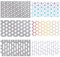 craspire 3 Stile Wabenziegel-Stanzschablonen, Sechseck, Unregelmäßiger Hintergrund, Rechteck, Metall-Stanzformen, Rahmen-Sets, Prägevorlage Für DIY Scrapbook, Album, Fotopapier, Karte