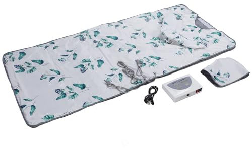 CHEOTIME Infrarot-Saunadecke, Tragbare 650 W Säure- Und Schweißdampfende Heizsaunadecke Zur Entgiftung Und Entspannung zu Hause