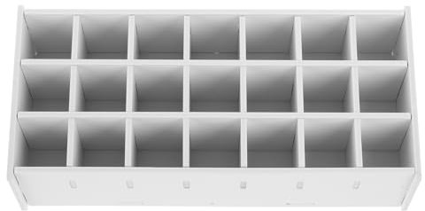 HOODANCOS Organisateur de Peinture Rangement Multifonction pour Bouteilles de Peinture et Fournitures Artistiques Support de Bureau Compact pour Pigments et Inks Compartiments