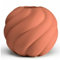 Cooee Design [W] Twist Ball Vase 20cm Brick red