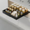 JOUING Pull Out Cabinet Organiser Metal Drawer Organiser for Kitchen Cupboard No Drill Adjustable Drawer for Bathroom Storage Expandable Slide Out Drawer for Armoire Black