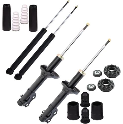 BandelOne enthält 4x Stoßdämpfer + Domlager+Protection Kit vorne+hinten für Arosa 6H Lupo