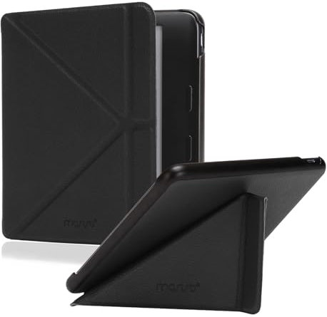 MOSISO Compatible avec Kobo Libra Colour Case 7 2024 Release,Étui Fin en PU avec Support bidirectionnel intégré,Compatible avec la liseuse Kobo 7 Libra Colour,Noir
