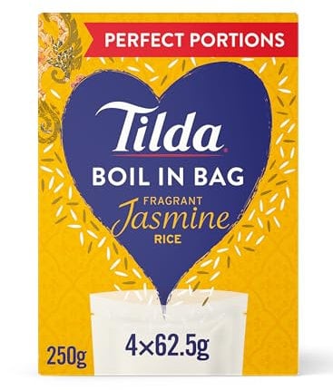 Tilda Boil in the Bag Fragrant Jasmine Rice 62.5g x 4