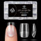 Modelones Square Nail Tips -510Pcs Short Nail Tips for Gel Extensions Half Matte Full Cover Clear Acrylic Gel Kit False Press on Nails Manicure Salon DIY at Home 15 Sizes