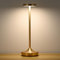 SLSMD Lampada da tavolo senza fili LED Ricaricabile Dimmerabile 6000mAh 3 Modalità di Luce USB-C Lampada da tavolo Uso Interno/Esterno (Oro)