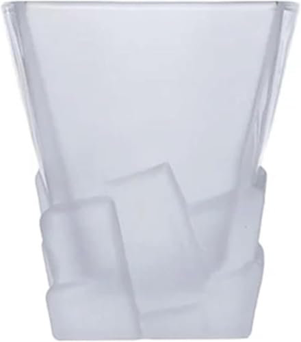 MEACEYR Biere Verre Verres à vin de 320 ML / 10,8 oz sans Handle de Cocktail Verre créatif Verres de Champagne irréguliers. Beer Mug