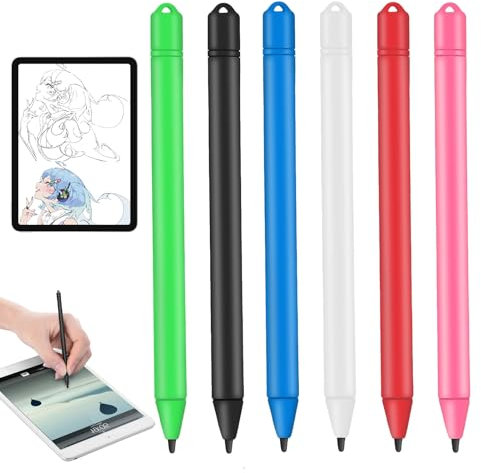 6 Stück Ersatzstift Stift für LCD-Schreibtafel,Tablet Stift für LCD Maltafel,LCD Schreibtablett Stifte,Writing Board Pens,Schreibtafel pens für LCD,Geeignet für LCD-Schreibtabletts.