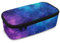 Yexignaon Trousse à crayons pour enfants - Grande capacité - Avec poche en maille - Boîte de rangement pour papeterie, Blue Galaxy., Organiseur de sac