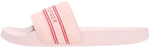 Tommy Hilfiger Damen Badeschuhe Webbing mit Logo, Rosa (Foggy Pink), 38