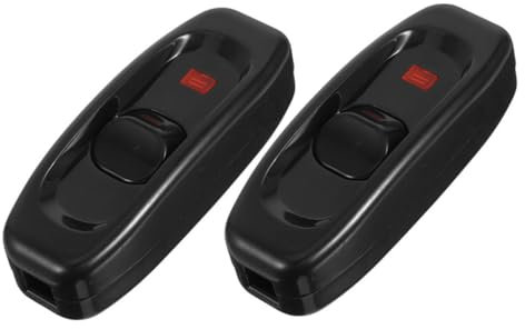 GETAJGHSD 2stücke Inline-kabelschalter Für Lampenkabel Mit Knopfschalter Für Gerätesteuerung Kleiner Lichtschalter Für Nachttischlampen Passend Für Various Beleuchtungsgeräte