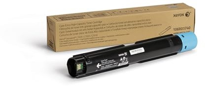Xerox Genuine VersaLink C7020 / C7025 / C7030 Cyan Extra High Capacity Toner Cartridge (16,500 Pages) - 106R03740