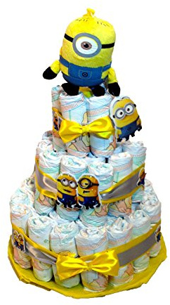 Windeltorte Dodot Minion (Einfach Unverbesserlich) Größe 3 (4-9 kg) Lemontree