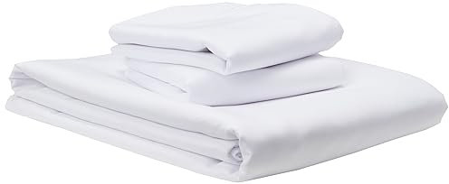 Sonia Moer Super Soft Brushed Microfibre Duvet Cover Set - Non Iron Breathable Hypoallergenic Zippered Duvet Cover & Pillowcase Set - Super King/White