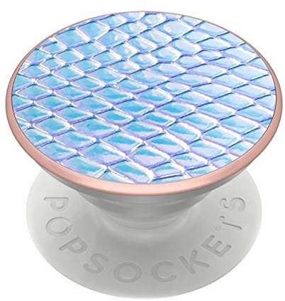 PopSockets PopGrip - Ausziehbarer Sockel und Griff für Smartphones und Tablets mit einem Austauschbarem Top - Iridescent Snake