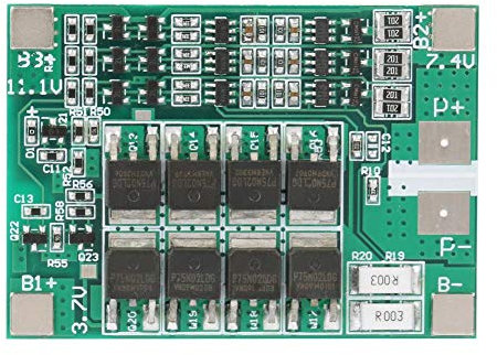 Scheda di protezione batteria al litio, scheda di protezione batteria al litio 3S 12V 40A Scheda PCB con bilanciamento di ricarica
