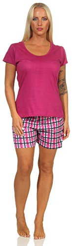 Pyjama femme shorty rose taille 36-38