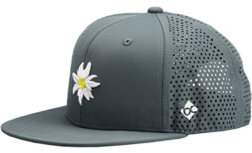 Bavarian Caps Edelweiß Flat Cap, grau, ONE Size