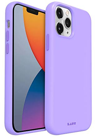 LAUT - HUEX Pastels case kompatibel mit iPhone 12 / iPhone 12 Pro | Pastellfarben-Design| Aufprallschutz bis zu 13 Fuß/4 Meter| Antimikrobielle Hülle • Violet