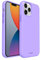 LAUT - HUEX Pastels case kompatibel mit iPhone 12 / iPhone 12 Pro | Pastellfarben-Design| Aufprallschutz bis zu 13 Fuß/4 Meter| Antimikrobielle Hülle • Violet