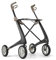 byACRE Carbon Ultralight Rollator - Welt leichtester Carbon Rollator - nur 4,8kg (Schwarz, Kompakt)