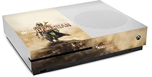 DeinDesign Autocollant Compatible avec Microsoft Xbox One S Sticker Film Autocollant The Mandalorian Star Wars Produit sous Licence Officielle