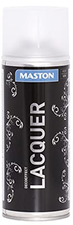 Maston Decorative Effect Clear Varnish Colourless Spray Lacquer 400 ml