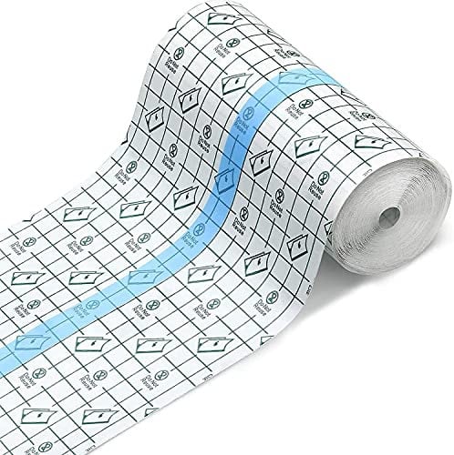 Dyroe Wasserdicht Transparent Bandage, Wasserdichtes Pflaster Duschpflaster, 12cm*10m Fixierer Pflaster Stretch, Pflaster Rolle Medizinisches Klebeband, Antiallergisch, zum Sport, Duschen