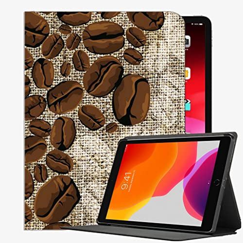 YENDOSTEEN Cover per iPad Mini/Mini 2/ Mini 3,Slim Smart Case con Funzione Auto Sleep per Apple iPad Mini,Tappetino di stoffa del grano del caffè Cover con Auto Svegliati/Sonno