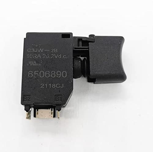 6506890 143975-1 Schalter C3jw-2b passend für Makita XDT131 LXPH05Z LXDT08Z XFD11 BDF459 BTD129 DT04R1 DT04Z FD07R1 FD07Z XPDT13 DT131 XDT131 13M XDTT. 13Z XDT14T XDT15ZB XWT12ZB DTD129Z Bohrer