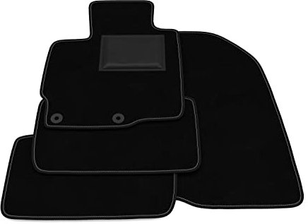 Fußmatten kompatibel mit Mitsubishi Eclipse Cross 2018-2024 No Decor, maßgeschneidertes Auto-Fußmatten-Set, Teppich-Fußmatten-Set, Autoteppich
