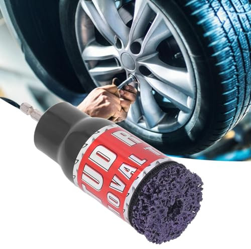 Roue D’Élimination de La Rouille Du Moyeu de Voiture, Outil de Polissage de L’Élimination de La Rouille Du Disque de Nettoyage Du Moyeu de Roue de Roue, pour Clé À Chocs 1/2 Ou Perceuse Électrique