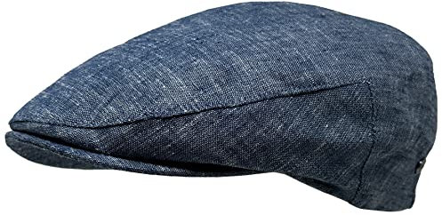 WEROR Herren Flatcap Schirmmütze Schiebermütze Cap Mütze WEROR-418.1 (59, Blau)