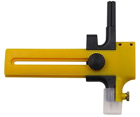 Cutter circulaire réglable en tissu pour scrapbooking et fabrication de cartes