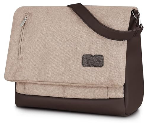 ABC Design Wickeltasche Urban - Crossbody Bag mit Baby Zubehör – Messenger Bag - großes Hauptfach - breiten Schultergurt - Polyester (grain)