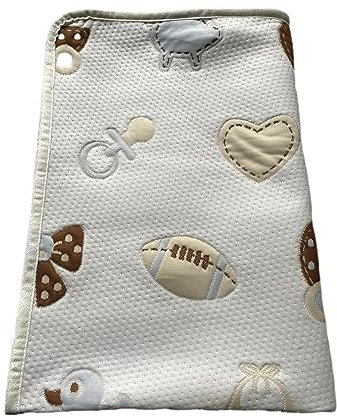Alpenwolle Babydecke Kinderdecke - Doppelseitig - Baumwolle - Wolle - 135x100cm
