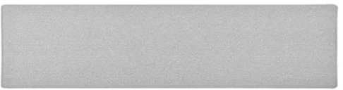 vidaXL Teppichläufer Teppich Läufer Flurteppich Küchenläufer Küchenmatte Wohnzimmerteppich Küche Flur Schlafzimmer Hellgrau 50x200cm Nadelvlies